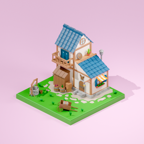 Low poly - House