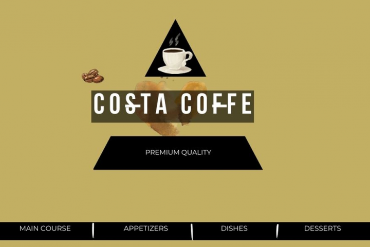 Дизайн визитной карточки для кофейни