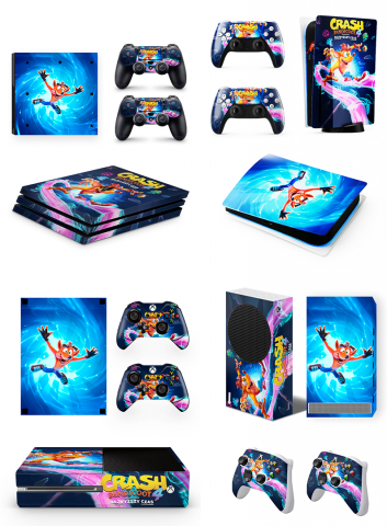 Принт на консоль Crash Bandicoot