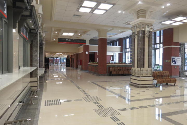 Впервые показали новый ж/д вокзал Бердска изнутри