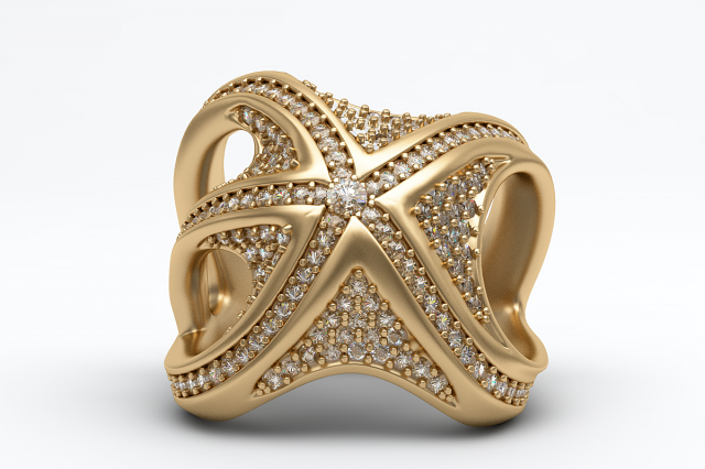 кольцо звезда