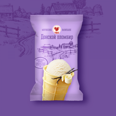 Упаковка мороженого