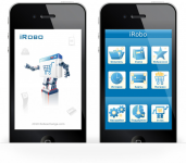 Интерфейс приложения iRobo для iPhone