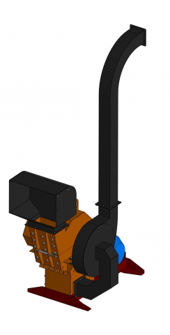 Дробилка молотковая ДМ10