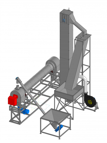 Агрегат сушки песка