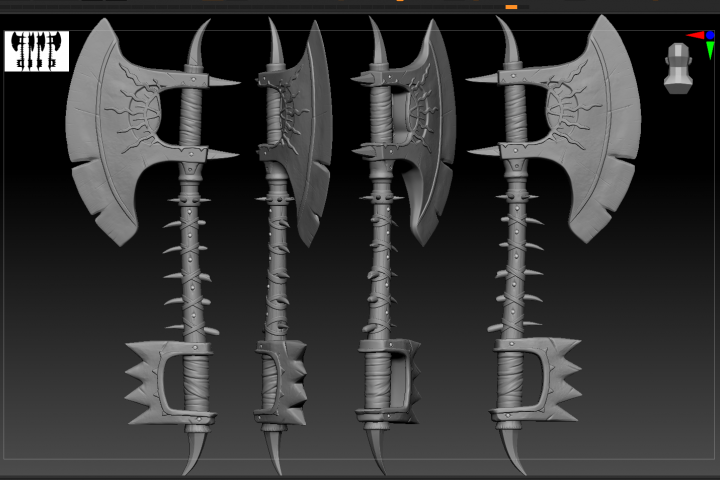 одноручный топор