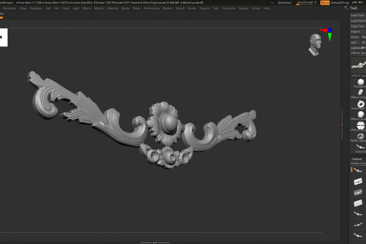узор для реставрации