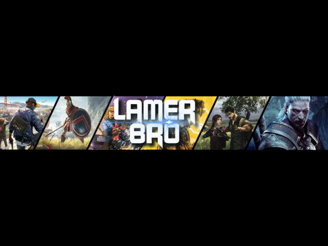 оформление ютуб канала "Lamer Bro"