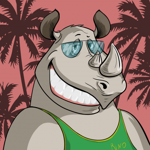 Носорог в бодром здравии NFT