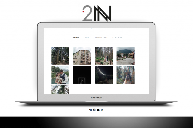 Сайт портфолио для фотографа