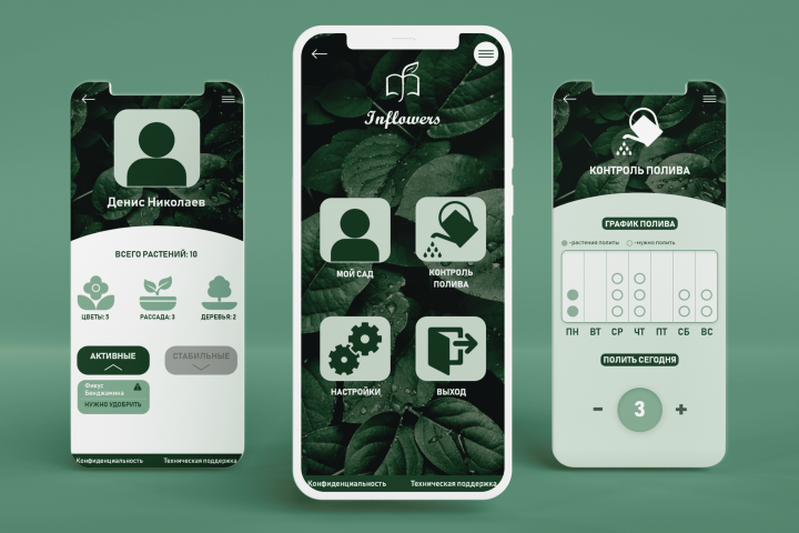 Мобильное приложение "InFlowers"