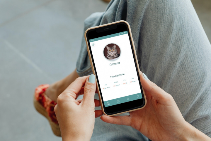 Дизайн для мобильного приложения Pawsitive Health.