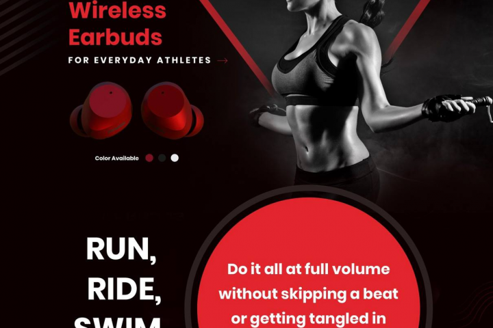 Разработка сайта для спорт-наушников