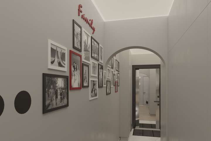 Прихожая с историей семьи