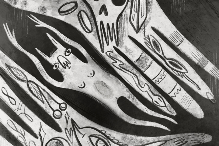 в промежутке