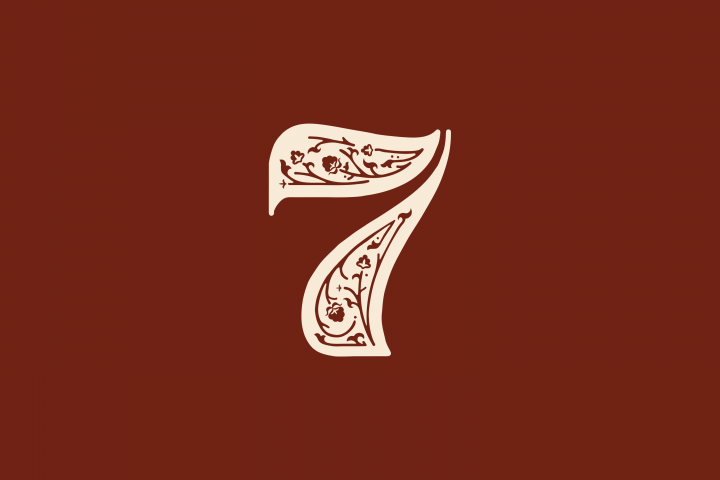 Логотип и фирменный стиль бренда одежды 7 Dey.