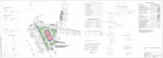 План благоустройства и покрытий