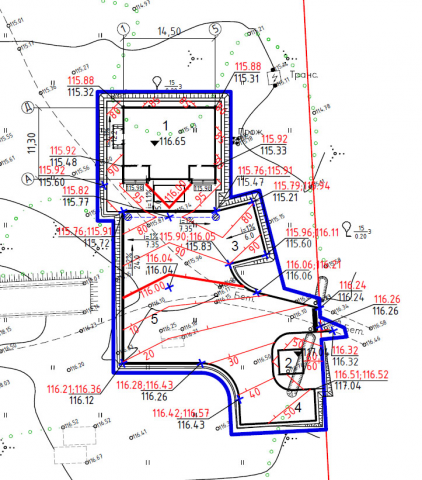 Фрагмент плана организации рельефа