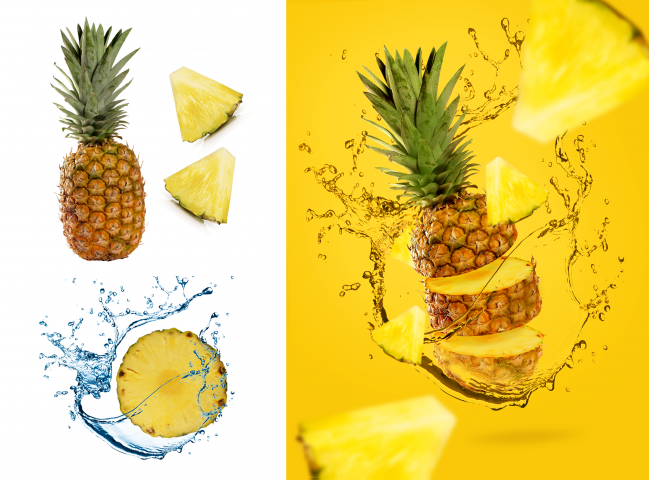Растровая иллюстрация "Pineapple"