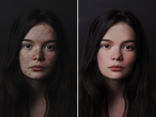 Глубокая ретушь фото