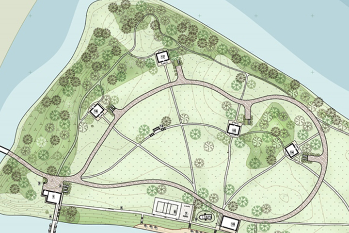 Схема генплана острова