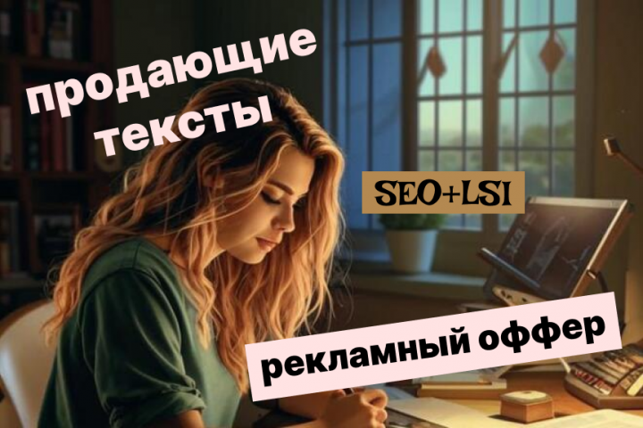 Рекламный пост для соцсетей, продающий текст, рекламный оффер
