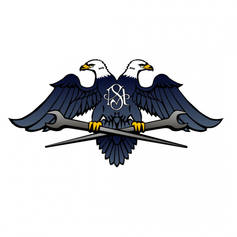 орёл с заливками