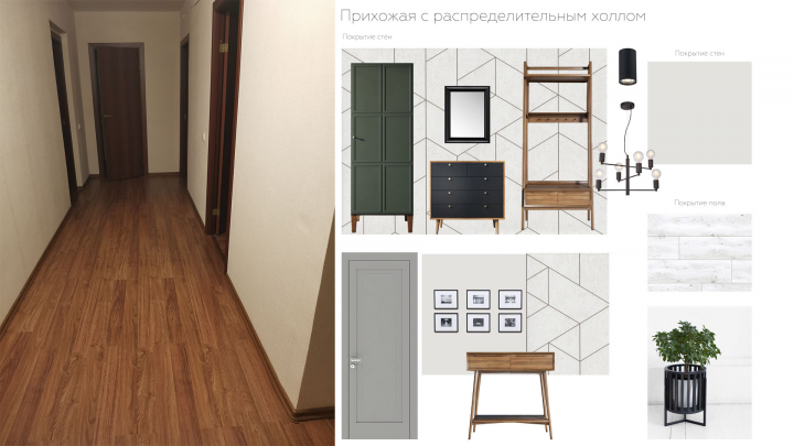 Коллаж для интерьера квартиры