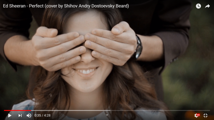 Ed Sheeran - Perfect (cover by Shihov Andry Dostoevsky Beard)
