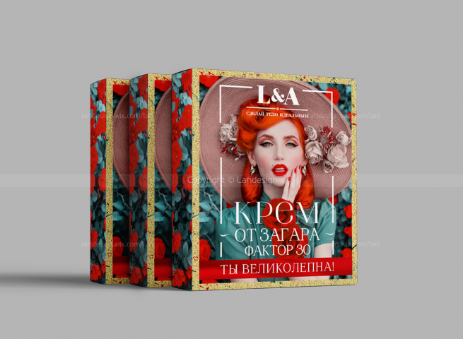 Дизайн упаковки для аюрведической косметики L&A