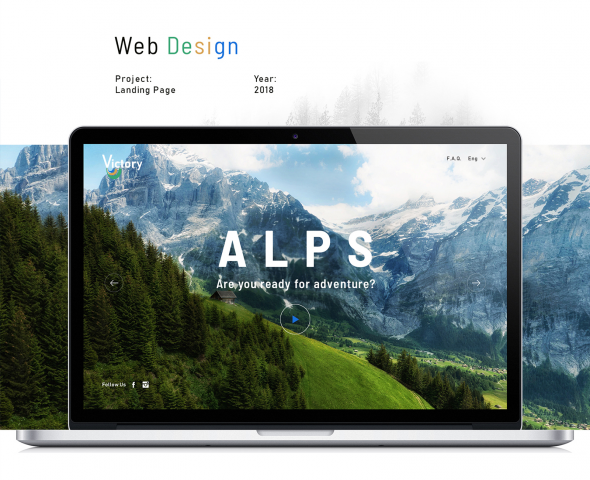 Landing Page для туристической компании