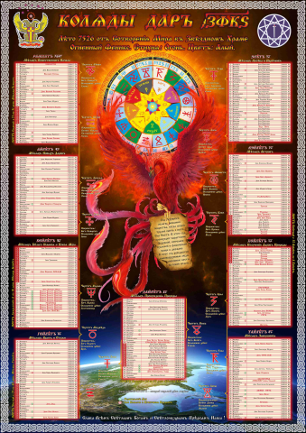 Славянский календарь 7526 (2017)