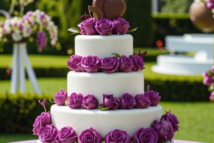 Торт свадебный