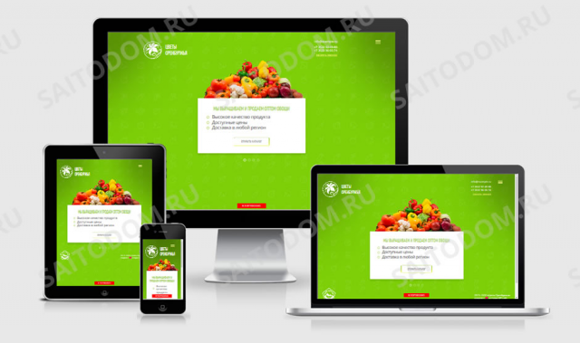 Сайт продажа овощей