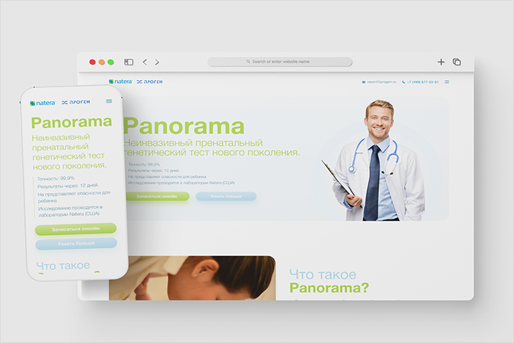 «Panorama» (Под-сайт услуги «Progen»)
