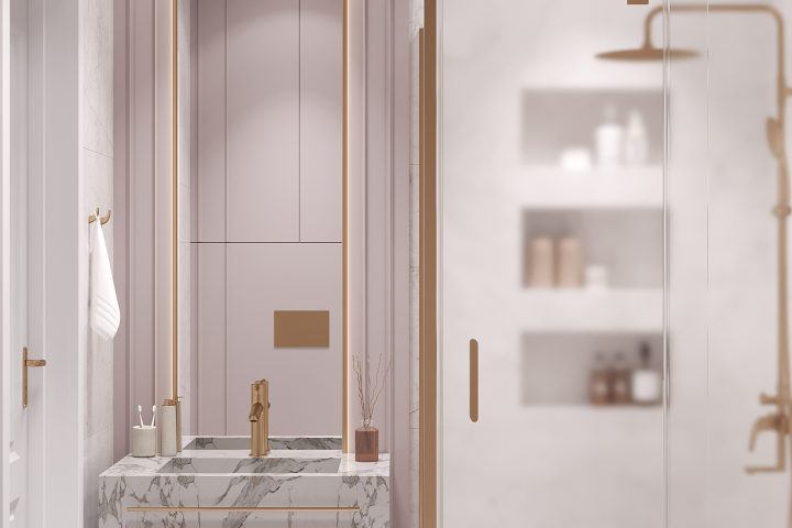 Ванная комната Арт-Деко