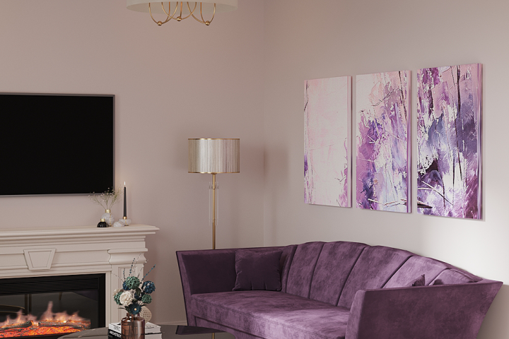 Яркая гостинная