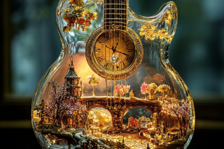 Гитара из стекла