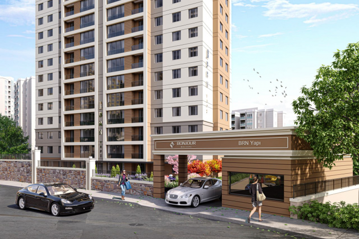 Современный жилой комплекс в Стамбуле