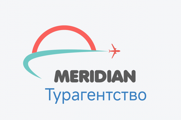 Современный логотип для турагентства "Меридиан"