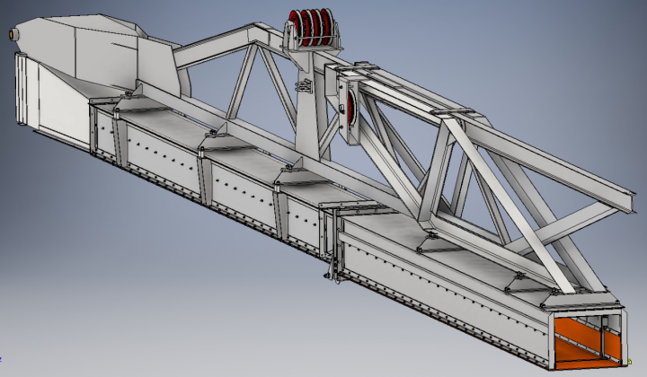 Труба загрузочная телескопическая