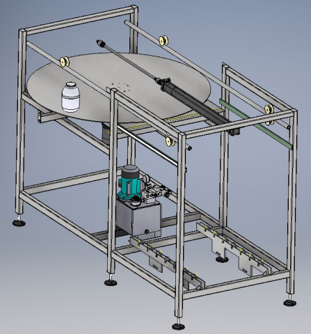 Стол накопительный для стеклянных банок