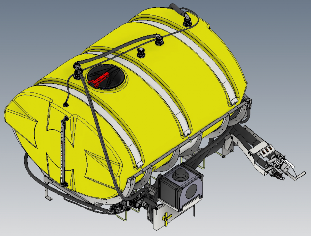 Ёмкость рабочей жидкости самоходного опрыскивателя