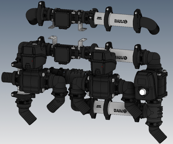 Распределитель потоков самоходного опрыскивателя