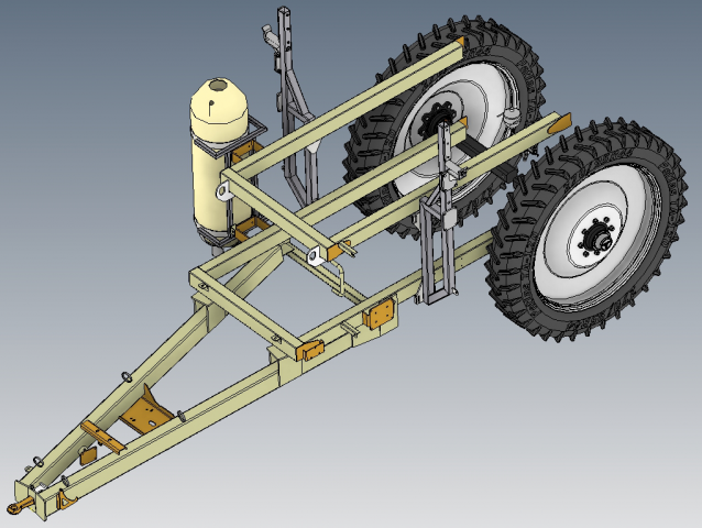 Основание для прицепной бочки (опрыскиватель)