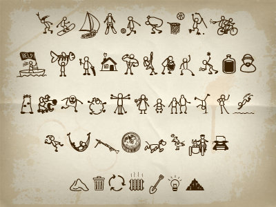 Шрифт “Knock-Knock Icons”