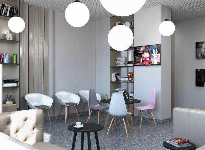 Визуализация помещений клиники по ТЗ дизайнера