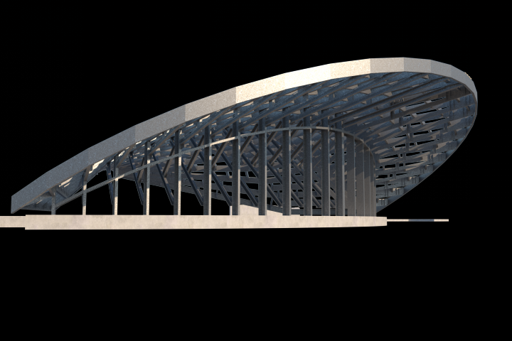 Крыша из ЛСТК