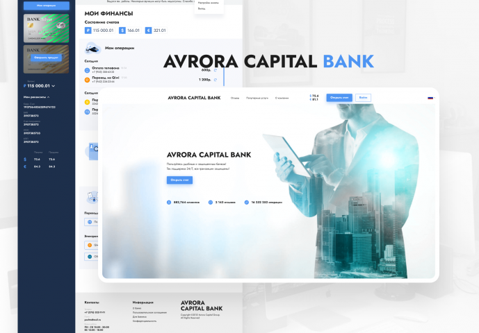 AVRORA CAPITAL BANK | САЙТ БАНКА