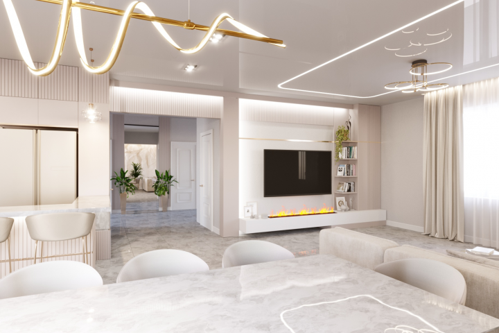 кухня-гостиная